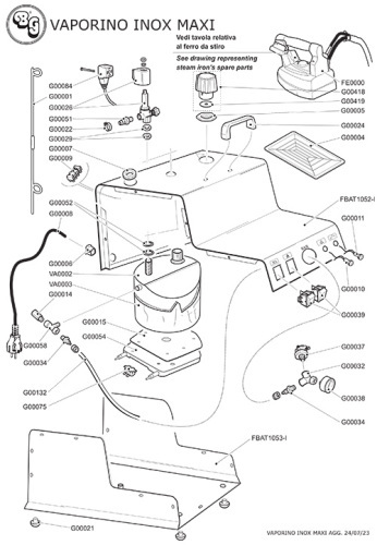 Vaporino Inox Maxi Spare Parts